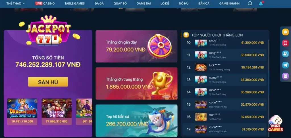 Ứng dụng game đổi thưởng trên điện thoại